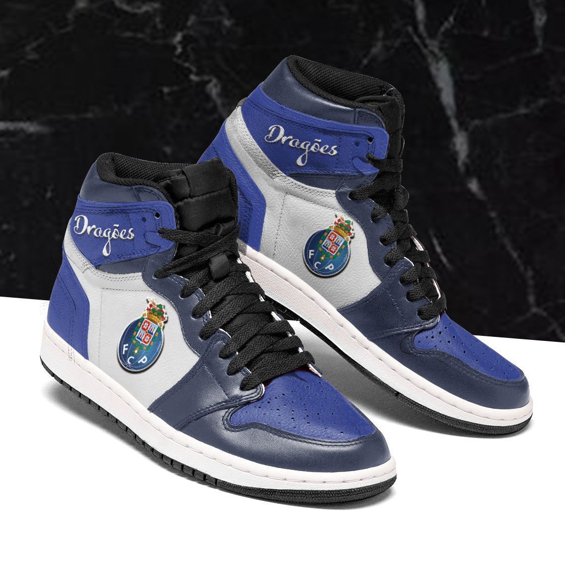 Ideafootwear FC Porto Liga AJ1 High Sneakers Shoes For Men And Women 1