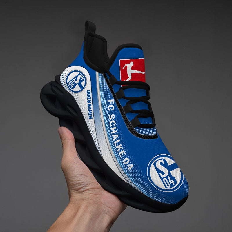 Ideafootwear FC Schalke 04 Max Soul Shoes Sneakers For Men And Women 1