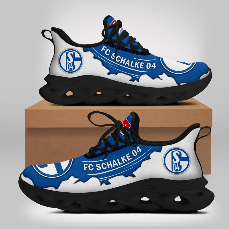 Ideafootwear FC Schalke 04 Max Soul Shoes Sneakers For Men And Women 3
