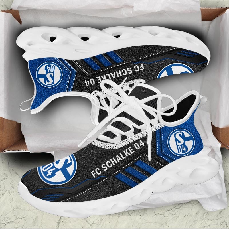 Ideafootwear FC Schalke 04 Max Soul Shoes Sneakers For Men And Women 2