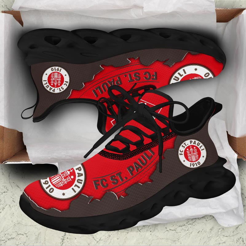 Ideafootwear FC St. Pauli Max Soul Shoes Sneakers For Men And Women 3