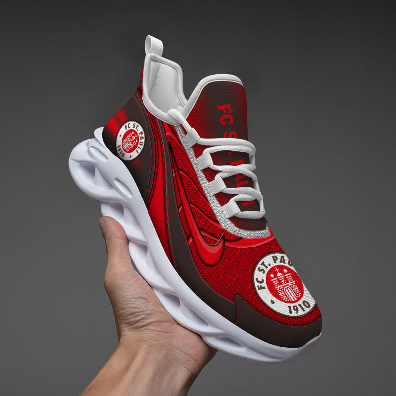 Ideafootwear FC St. Pauli Max Soul Shoes Sneakers For Men And Women 4
