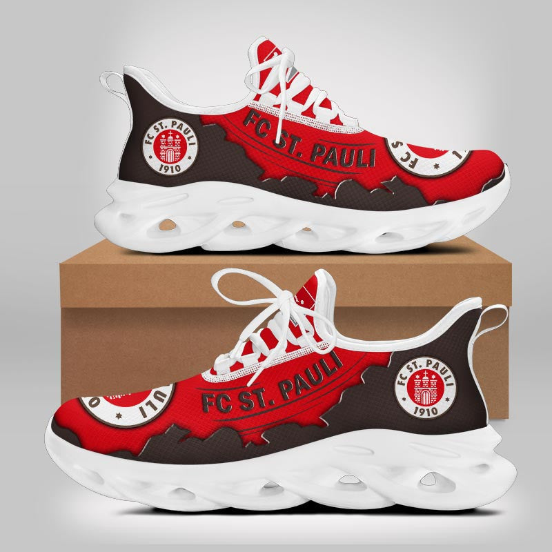 Ideafootwear FC St. Pauli Max Soul Shoes Sneakers For Men And Women 3