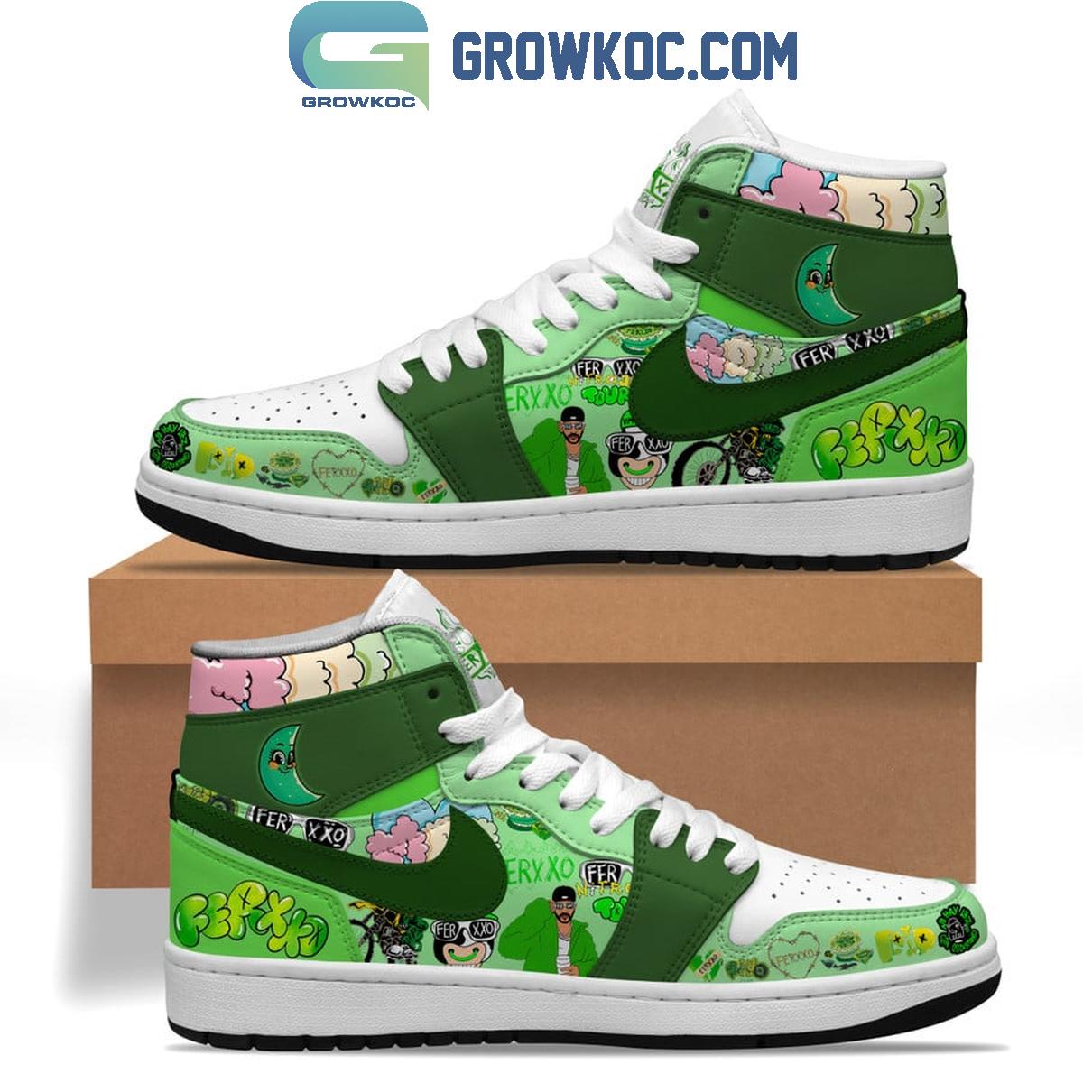 Ideafootwear Feid AJ1 High Sneakers Shoes For Men And Women 2