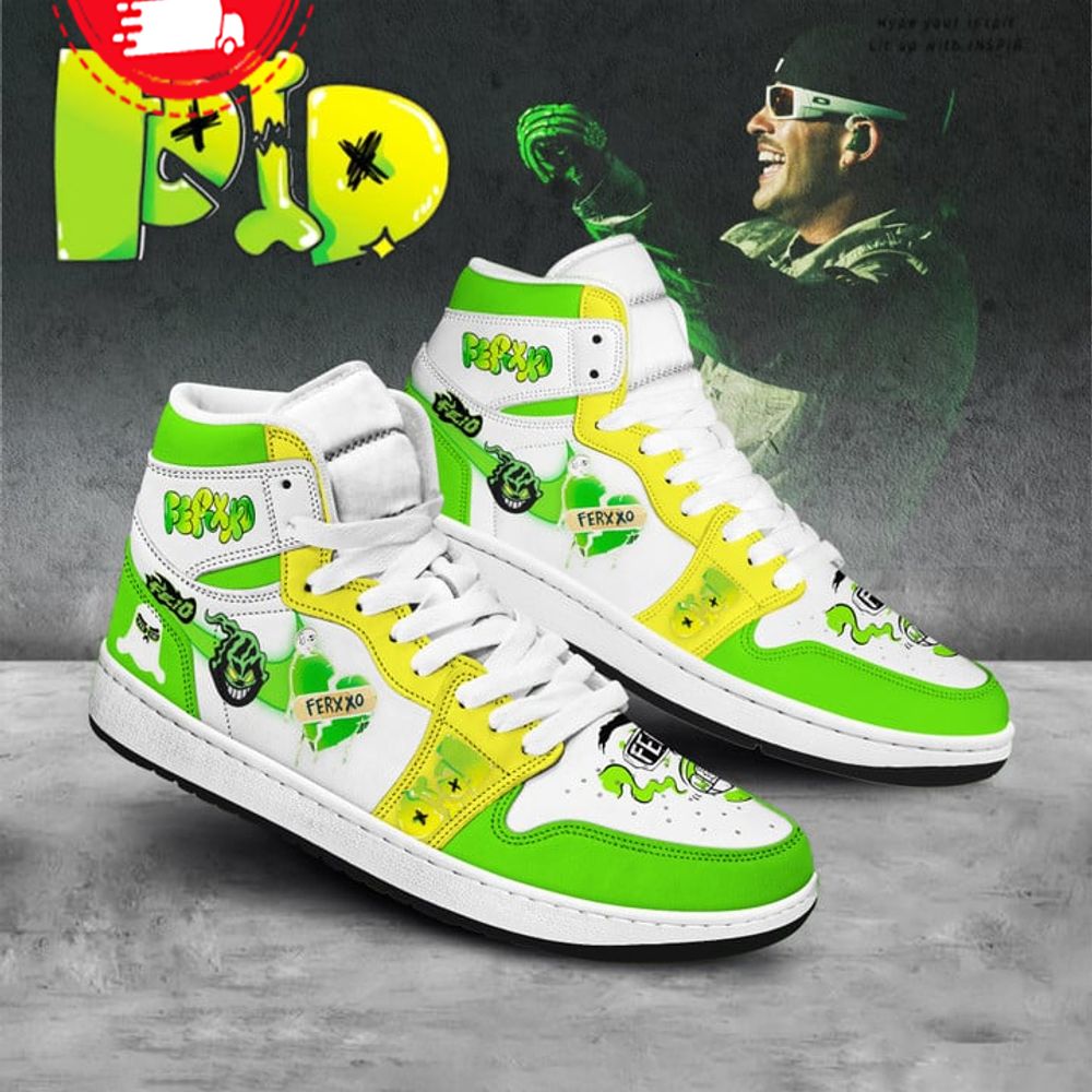 Ideafootwear Feid AJ1 High Sneakers Shoes For Men And Women 3