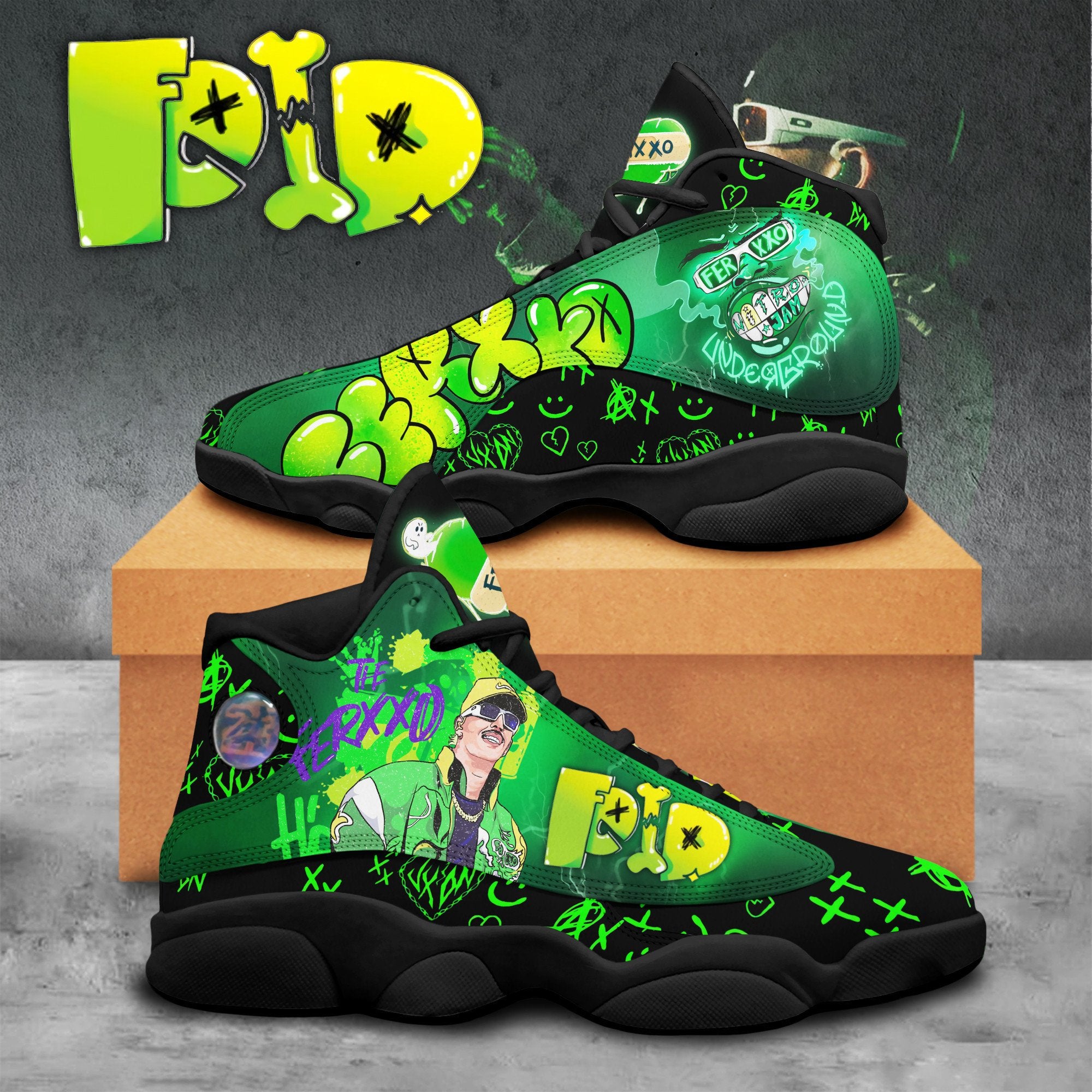 Ideafootwear Feid AJ13 Sneakers Shoes For Men And Women 1