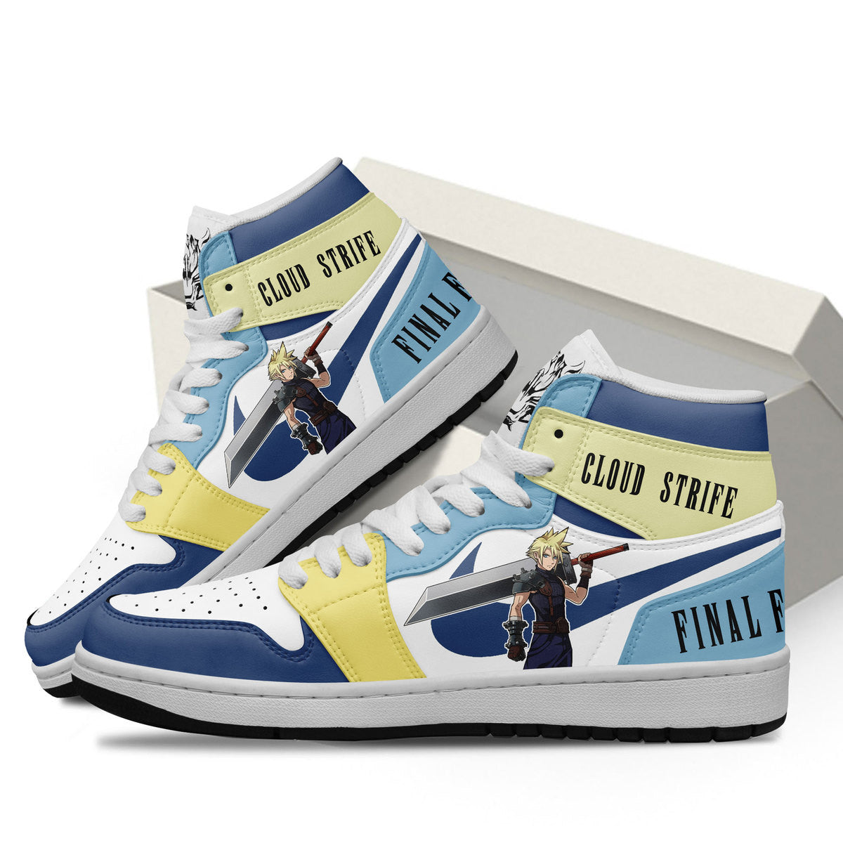 Ideafootwear Final Fantasy VII AJ1 High Sneakers Shoes For Men And Women 1