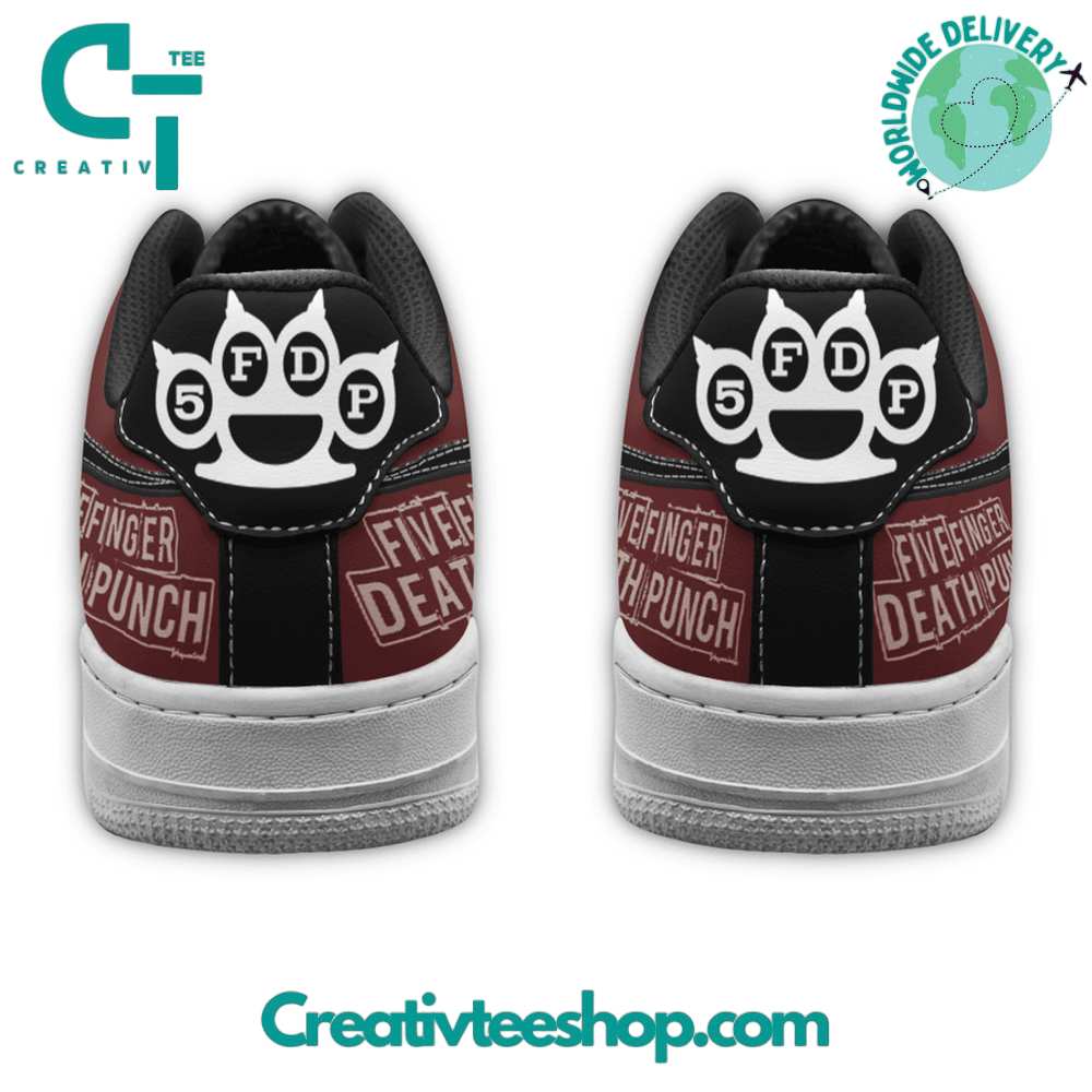 Ideafootwear Five Finger Death Punch Air Low-Top Sneakers Shoes For Men And Women 4