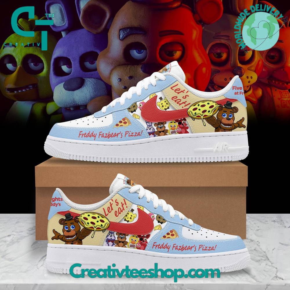 Ideafootwear Five nights at Freddy Air Low-Top Sneakers Shoes For Men And Women 2