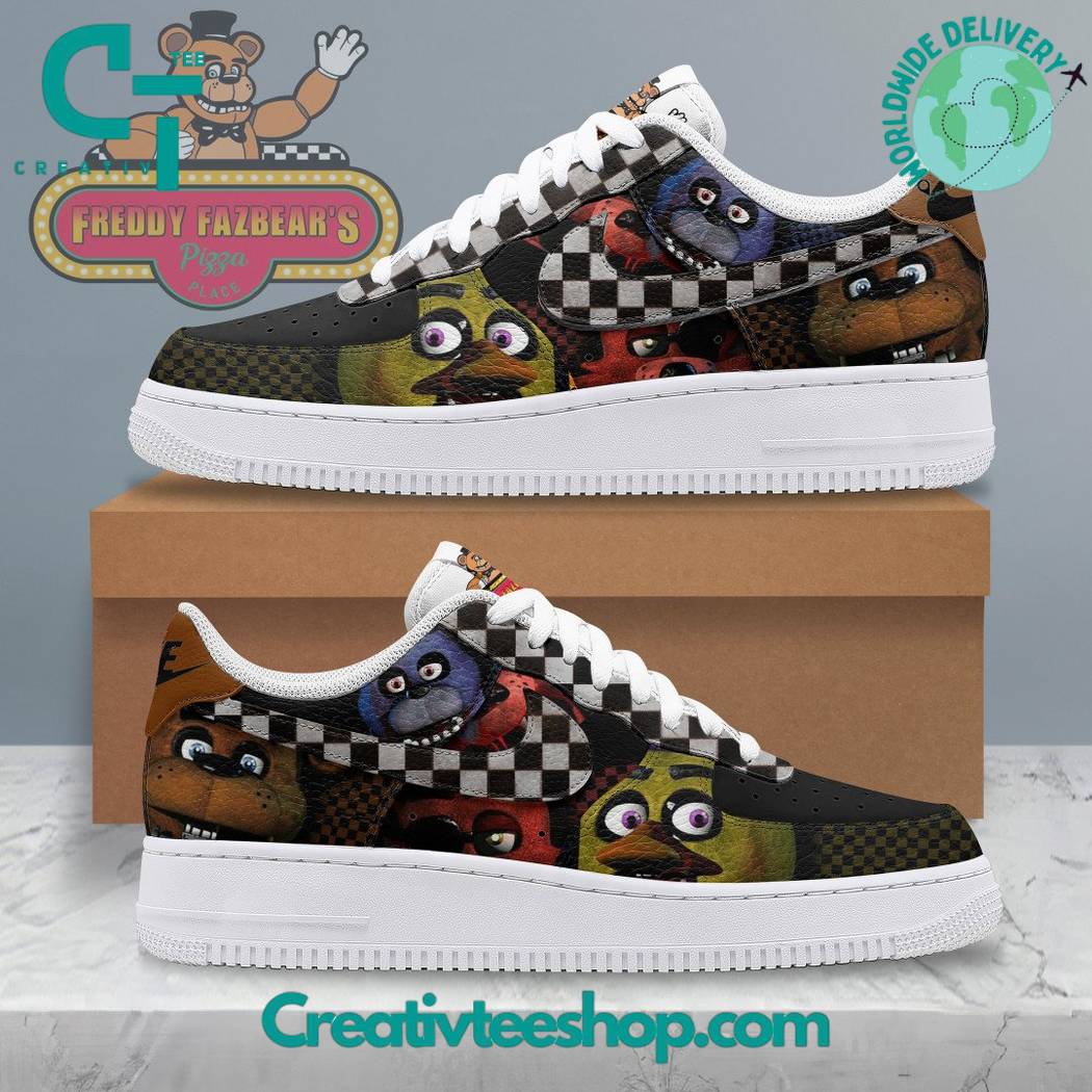 Ideafootwear Five Nights At Freddy Air Low-Top Sneakers Shoes For Men And Women 1