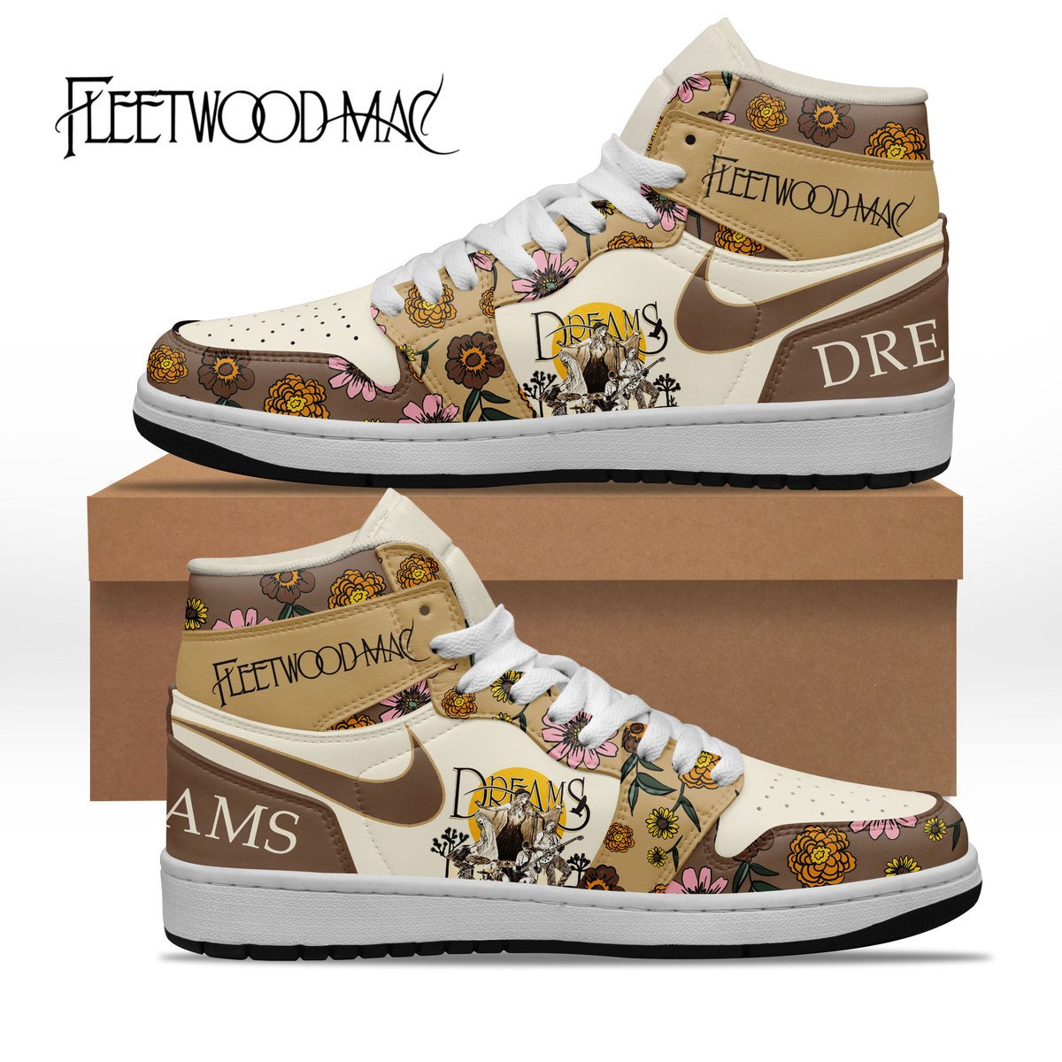 Ideafootwear Fleetwood Mac AJ1 High Sneakers Shoes For Men And Women 4