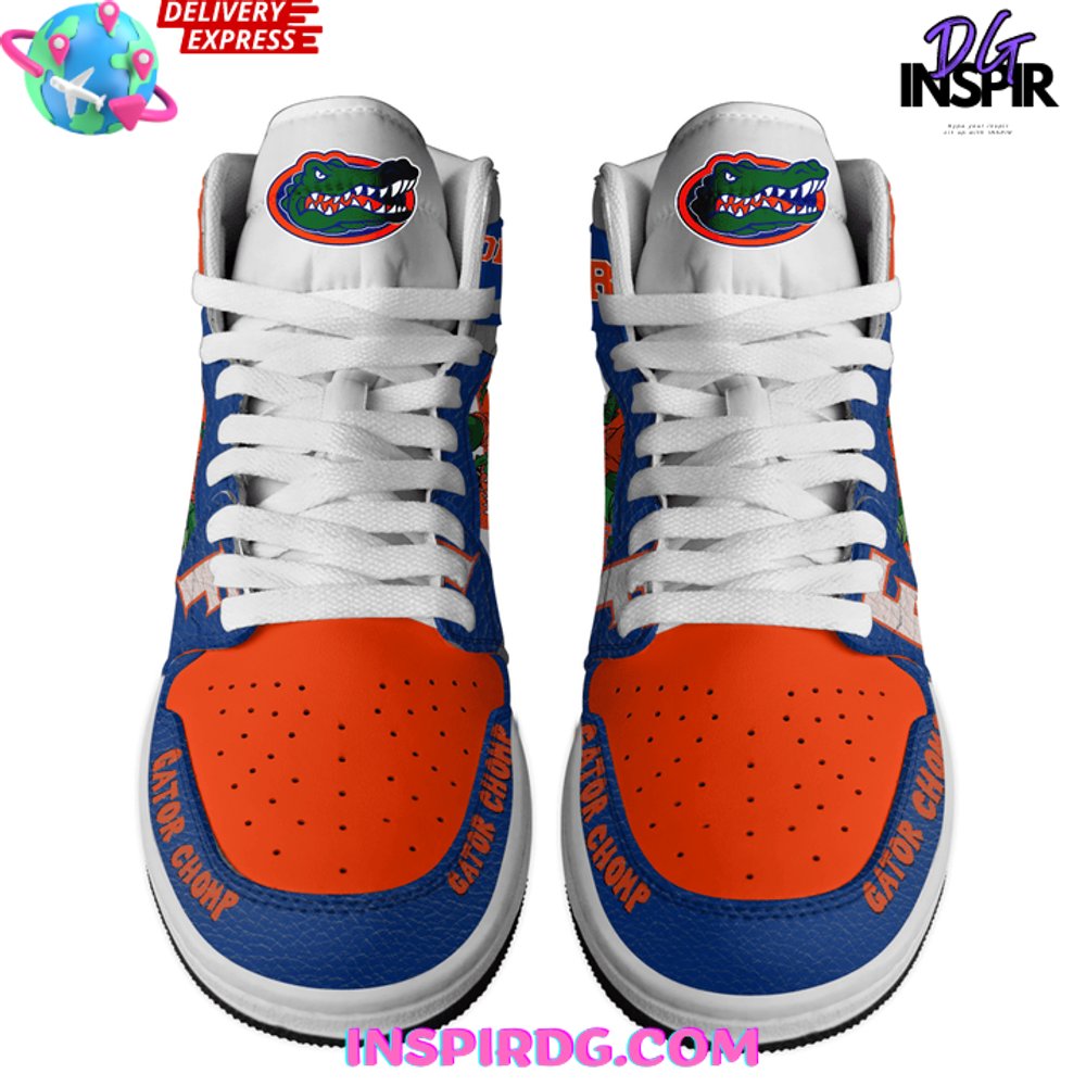 Ideafootwear Florida Gators AJ1 High Sneakers Shoes For Men And Women 5