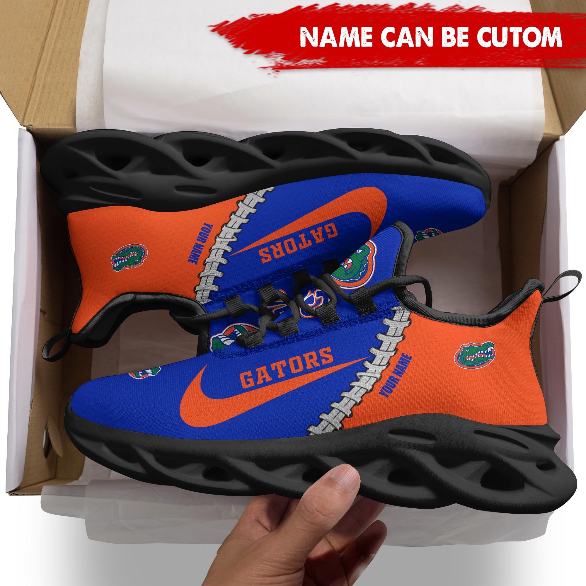 Ideafootwear Florida Gators Max Soul Shoes Sneakers For Men And Women 2