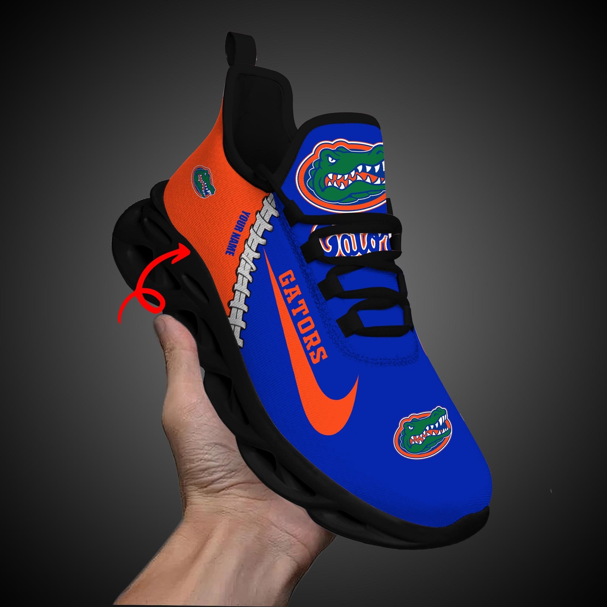 Ideafootwear Florida Gators Max Soul Shoes Sneakers For Men And Women 2