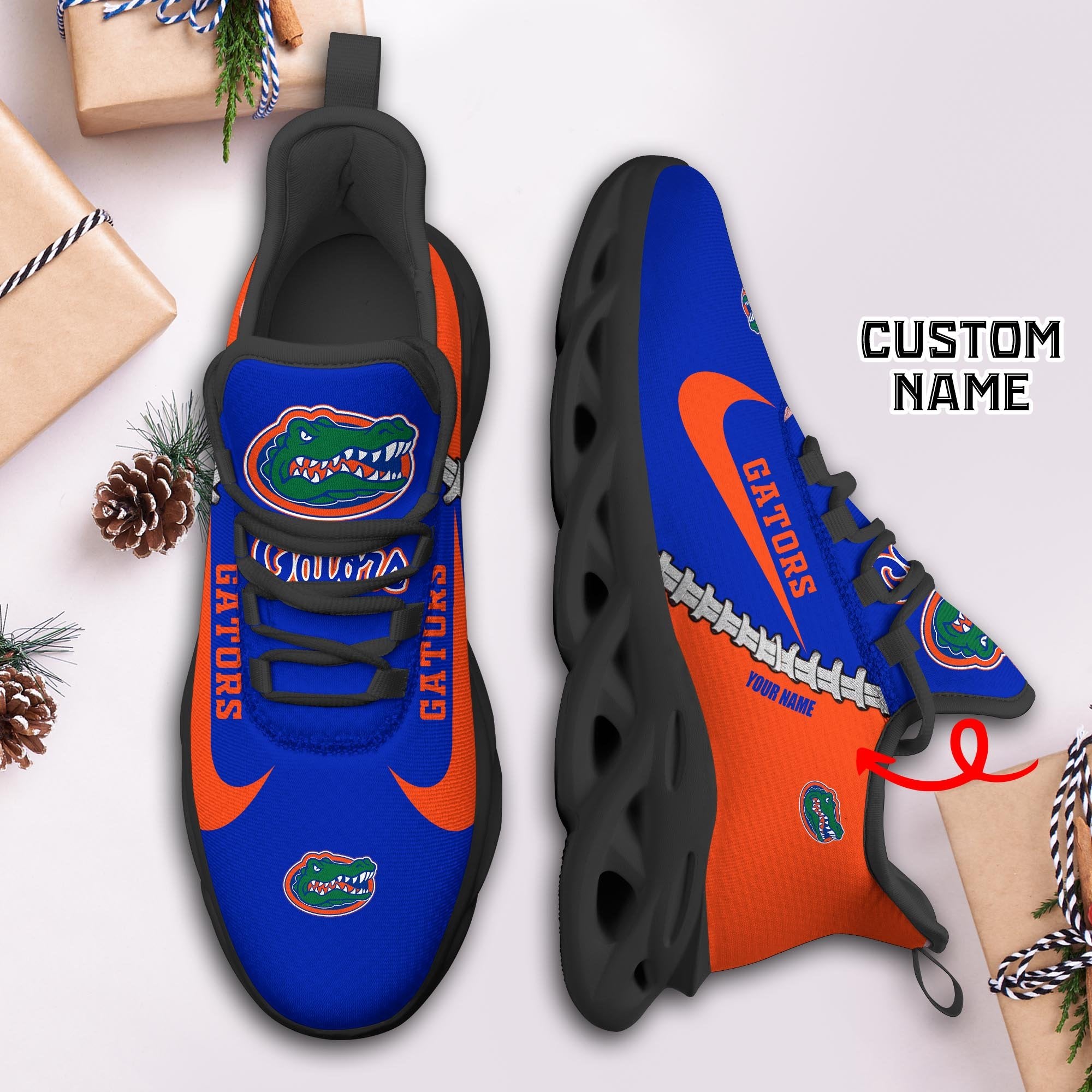 Ideafootwear Florida Gators Max Soul Shoes Sneakers For Men And Women 2