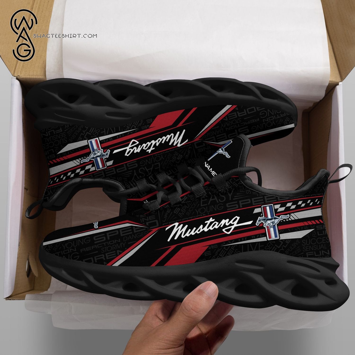 Ideafootwear Ford Mustang Max Soul Shoes Sneakers For Men And Women 25