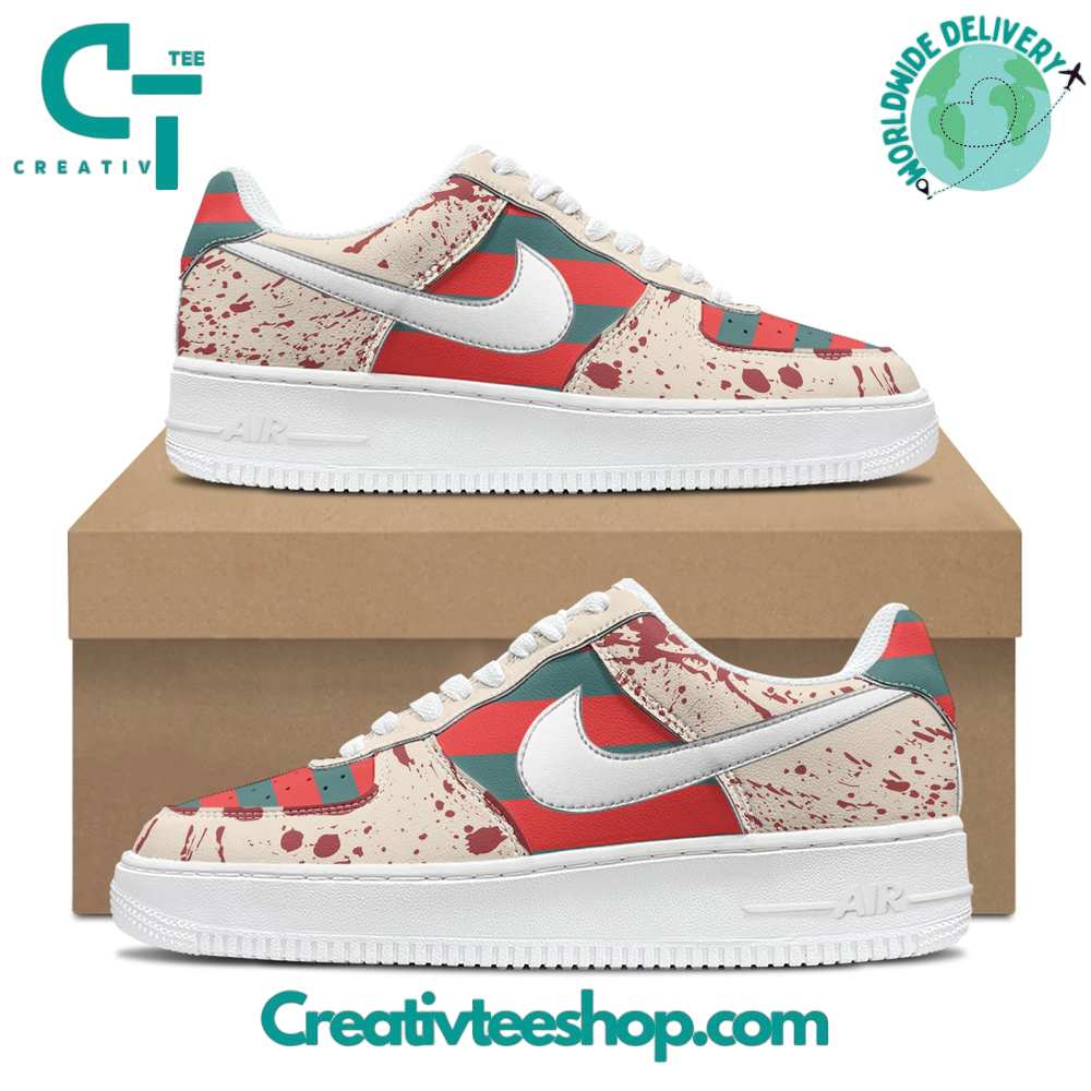 Ideafootwear Freddy Krueger Air Low-Top Sneakers Shoes For Men And Women 1