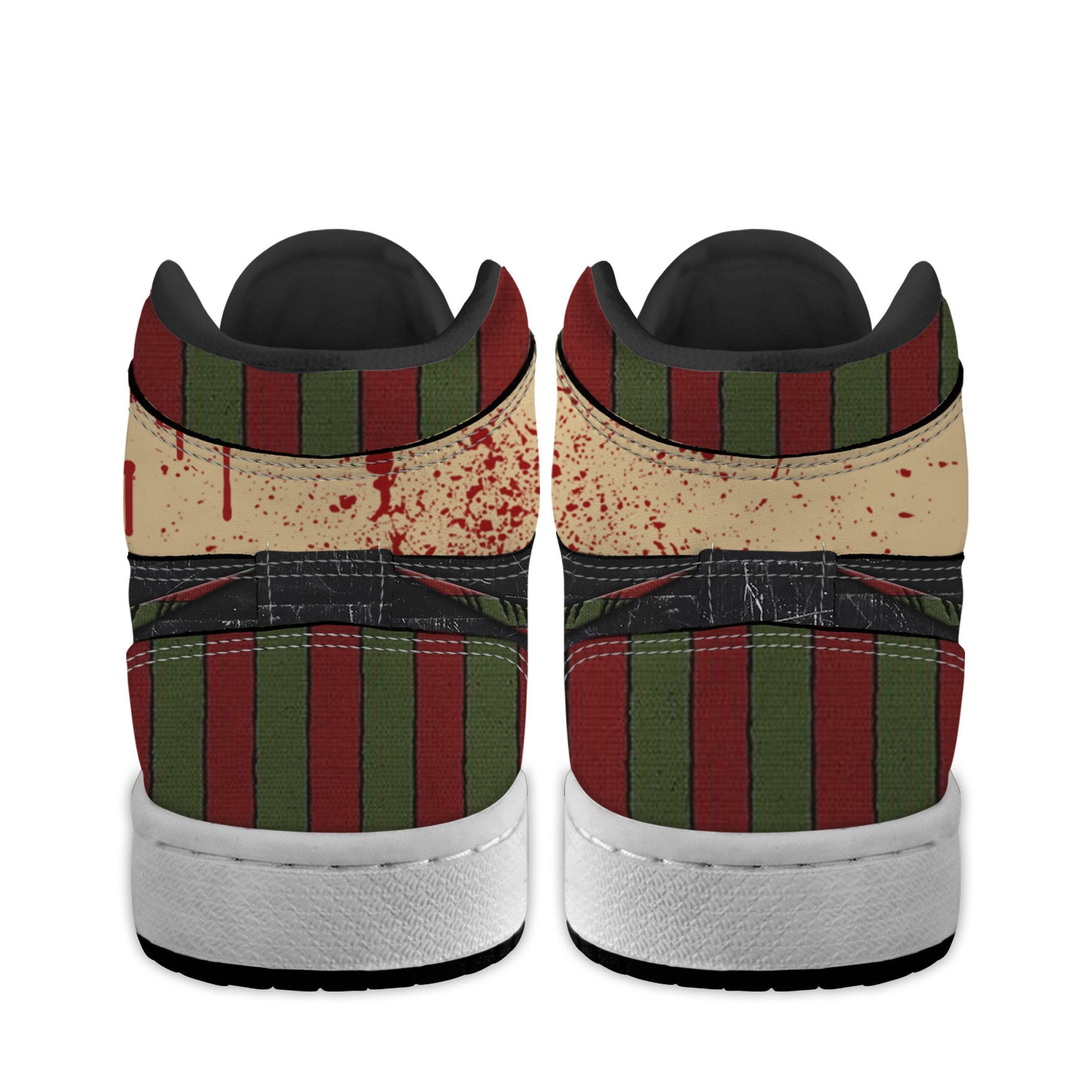 Ideafootwear Freddy Krueger AJ1 High Sneakers Shoes For Men And Women 3