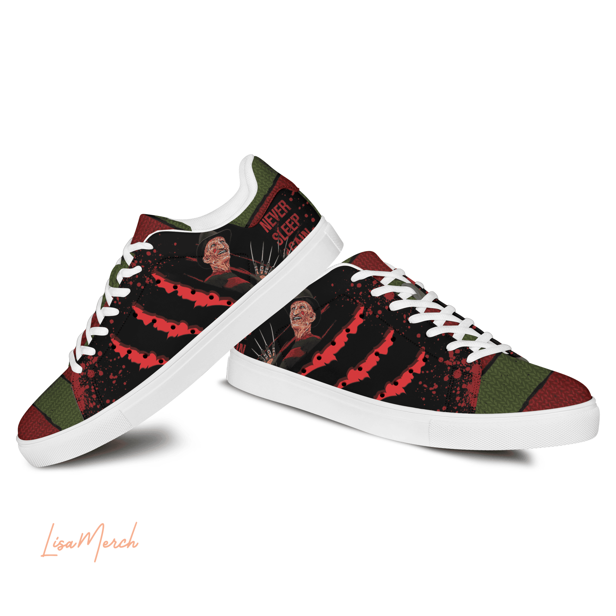 Ideafootwear Freddy Krueger Skate Stan Shoes Sneakes For Men And Women 1
