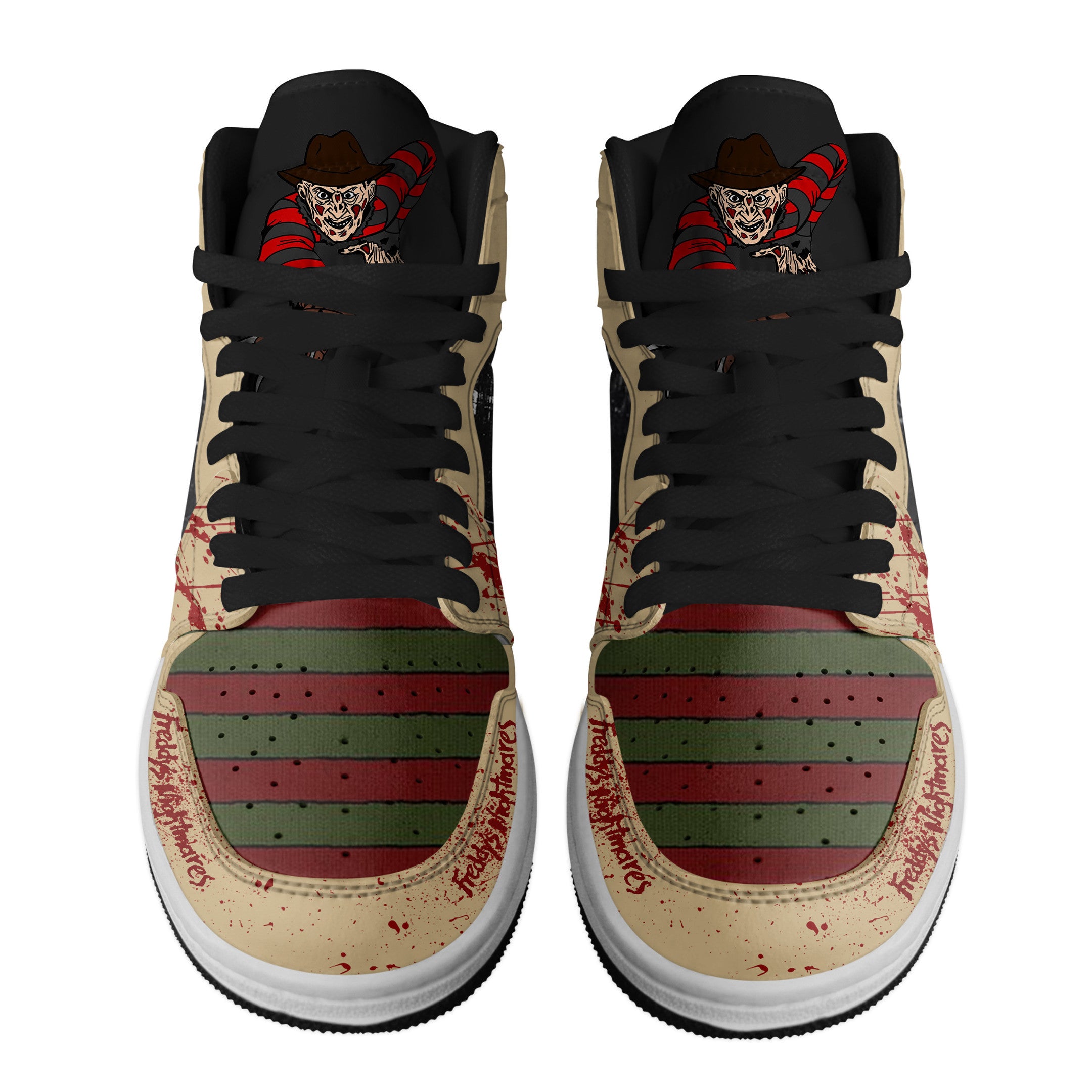 Ideafootwear Freddy's Nightmares AJ1 High Sneakers Shoes For Men And Women 1