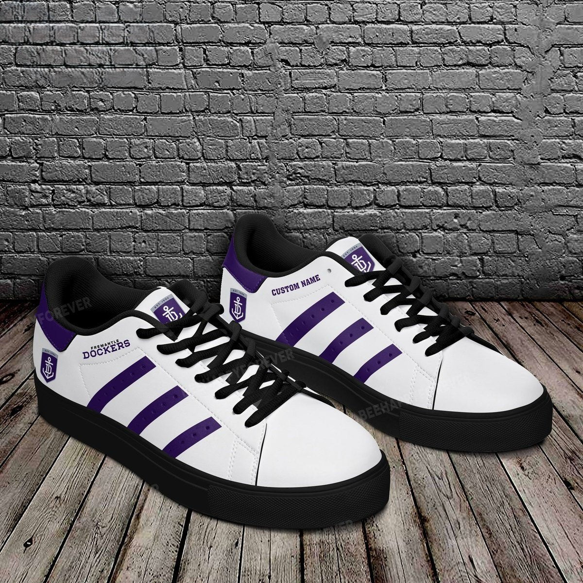 Ideafootwear Fremantle Dockers Skate Stan Shoes Sneakes For Men And Women 3