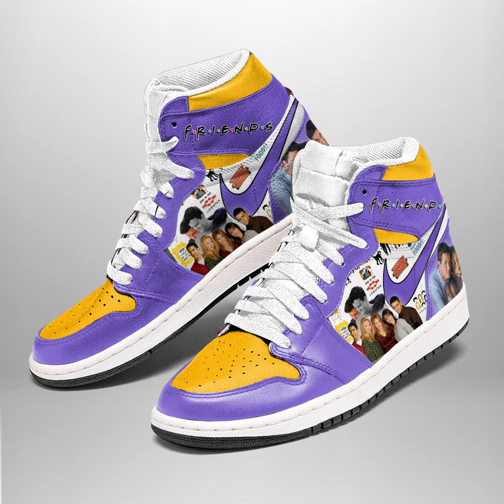 Ideafootwear Friends AJ1 High Sneakers Shoes For Men And Women 3