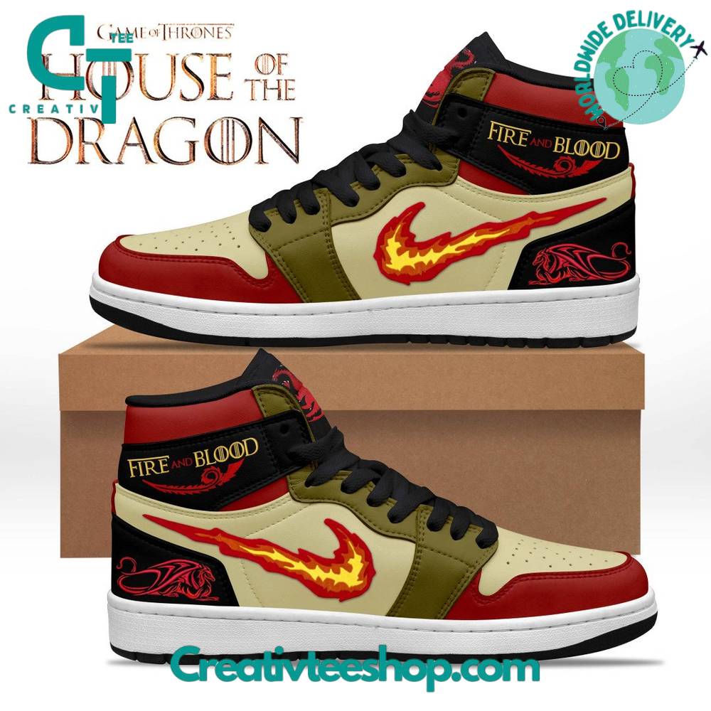Ideafootwear Game Of Thrones AJ1 High Sneakers Shoes For Men And Women 5
