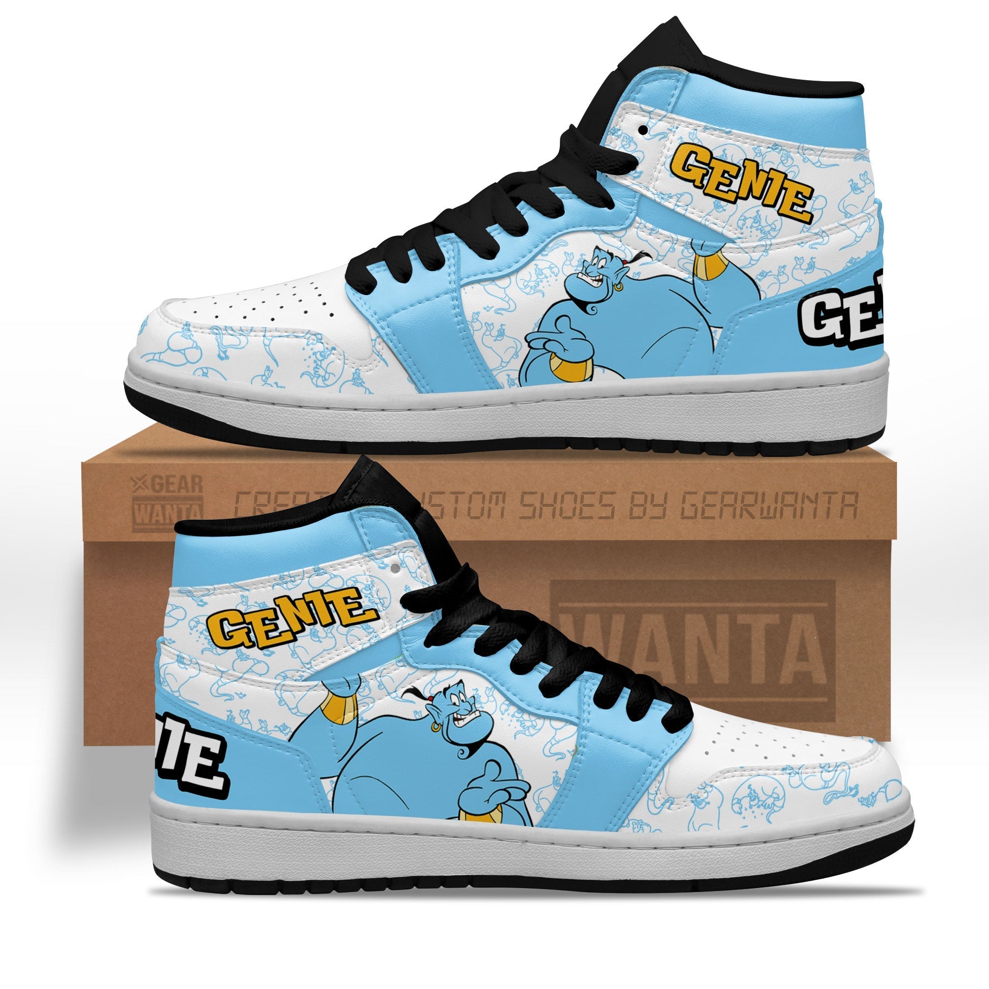 Ideafootwear Genie AJ1 High Sneakers Shoes For Men And Women 1