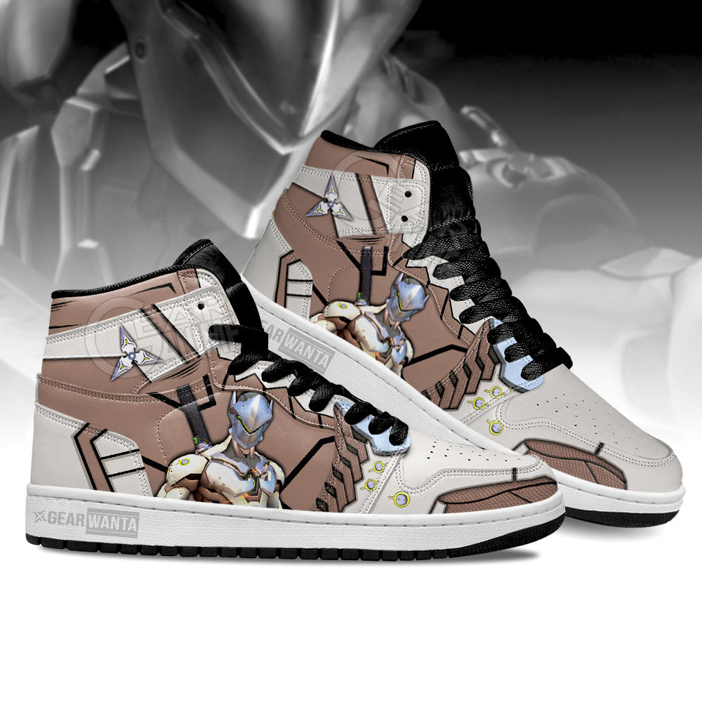 Ideafootwear Genji Overwatch AJ1 High Sneakers Shoes For Men And Women 2