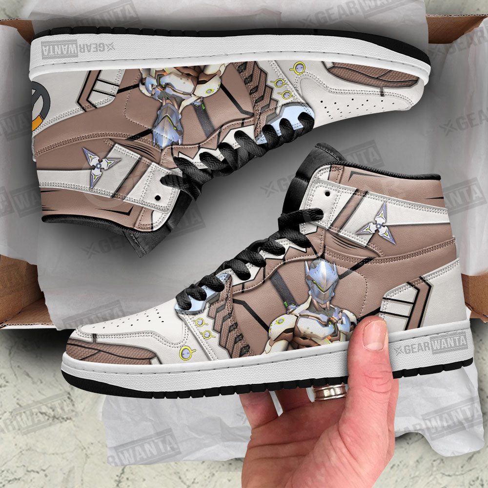 Ideafootwear Genji Overwatch AJ1 High Sneakers Shoes For Men And Women 2