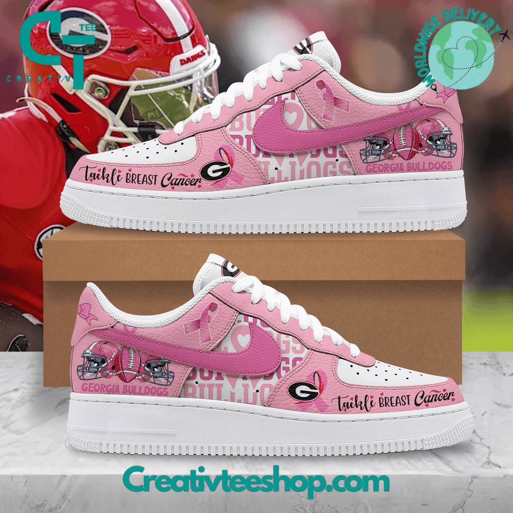 Ideafootwear Georgia Bulldogs Air Low-Top Sneakers Shoes For Men And Women 7