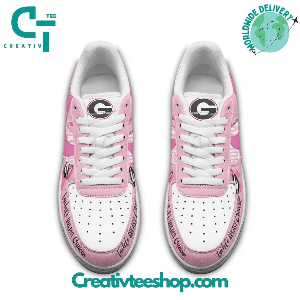 Ideafootwear Georgia Bulldogs Air Low-Top Sneakers Shoes For Men And Women 7