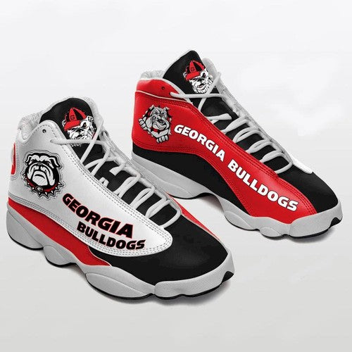 Ideafootwear Georgia Bulldogs AJ13 Sneakers Shoes For Men And Women 2