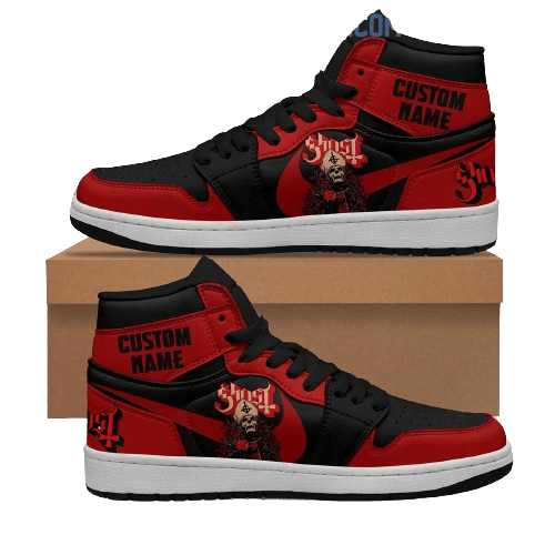 Ideafootwear Ghost Call Me Little Sunshine Custom Name AJ1 High Sneakers Shoes For Men And Women 1