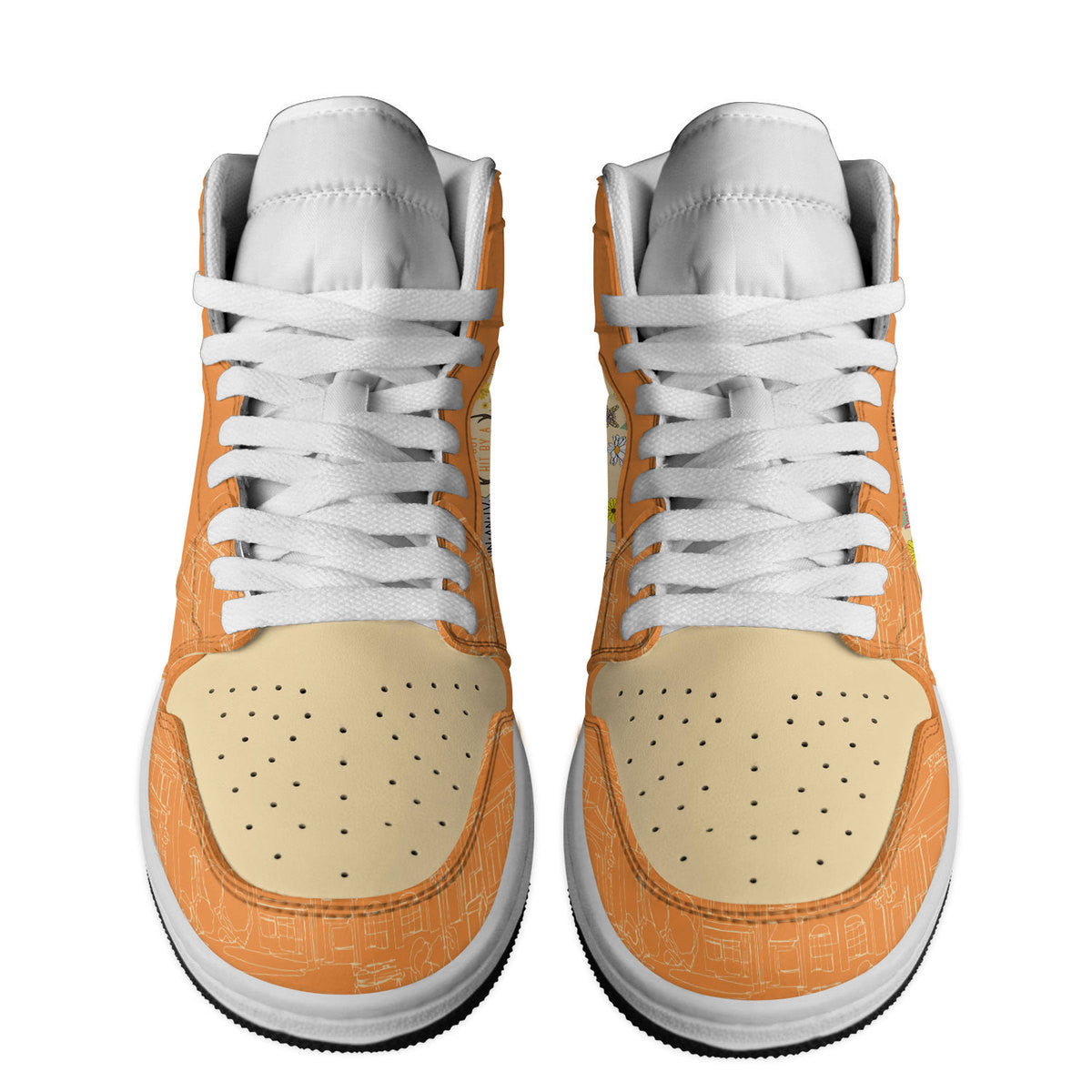 Ideafootwear Gilmore Girls AJ1 High Sneakers Shoes For Men And Women 1