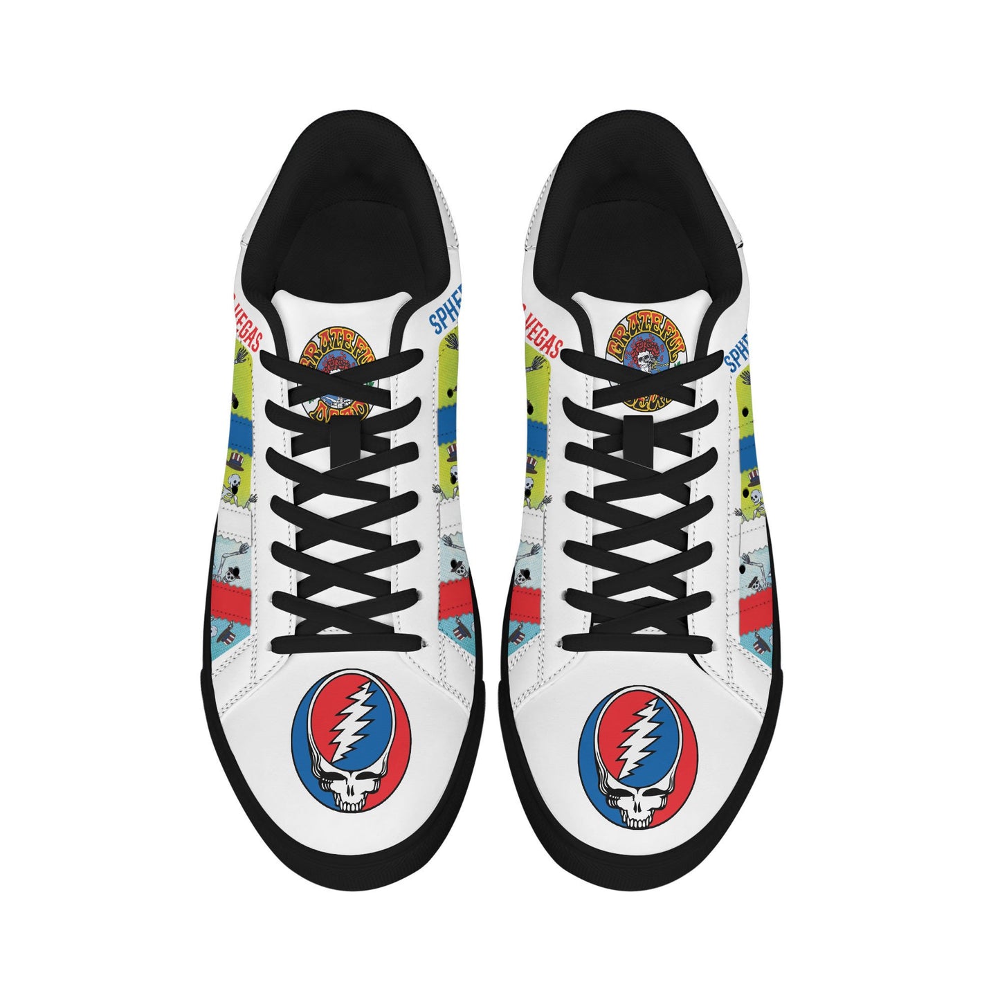 Ideafootwear Grateful Dead Skate Stan Shoes Sneakes For Men And Women 1
