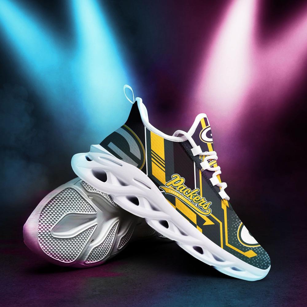Ideafootwear Green Bay Packers Max Soul Shoes Sneakers For Men And Women 43
