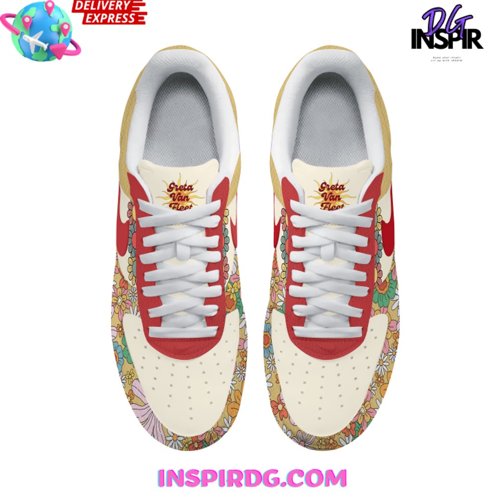 Ideafootwear Greta Van Fleet Air Low-Top Sneakers Shoes For Men And Women 2