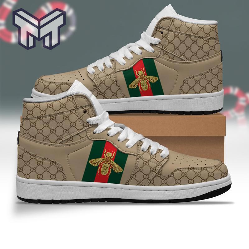 Ideafootwear Gucci AJ1 High Sneakers Shoes For Men And Women 19