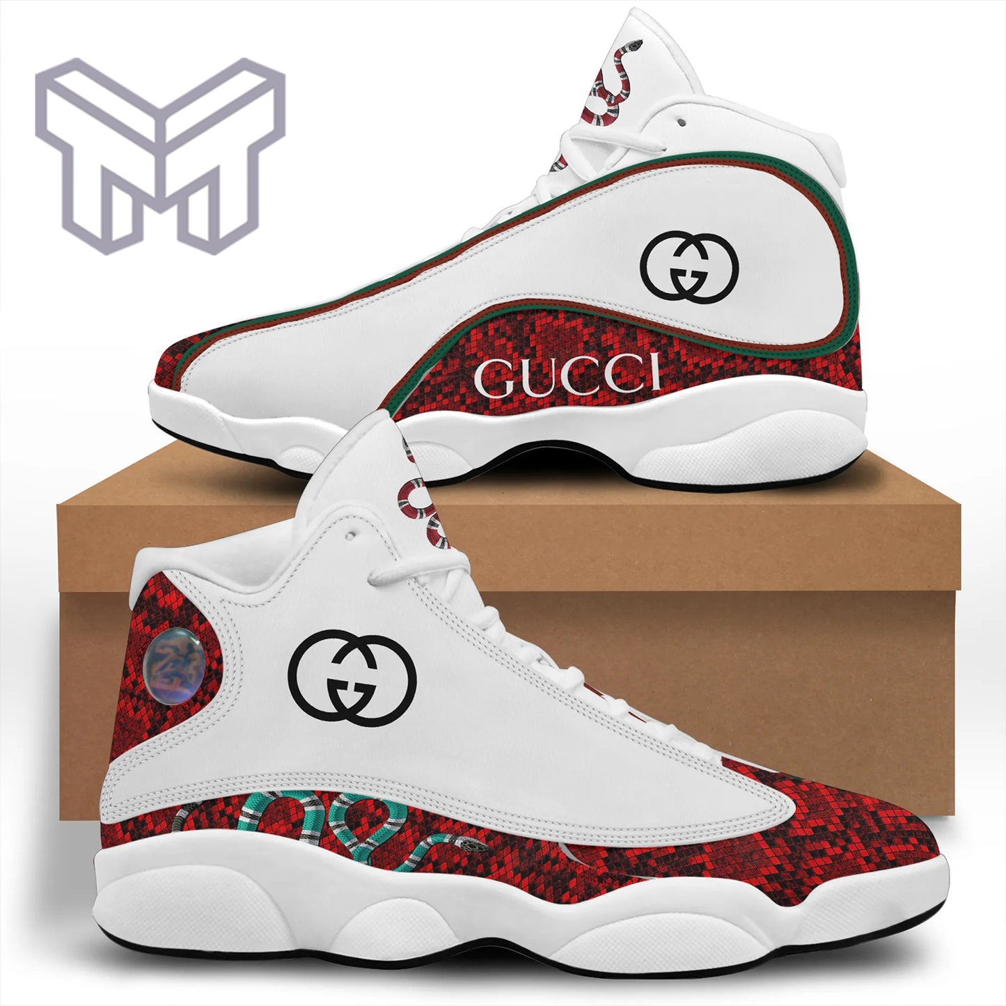 Ideafootwear Gucci AJ13 Sneakers Shoes For Men And Women 11