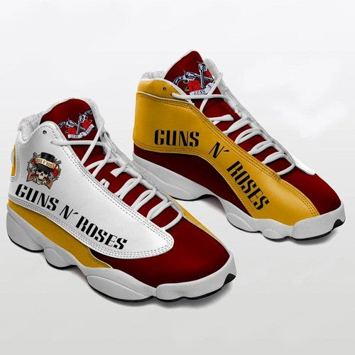 Ideafootwear Guns N' Roses AJ13 Sneakers Shoes For Men And Women 1