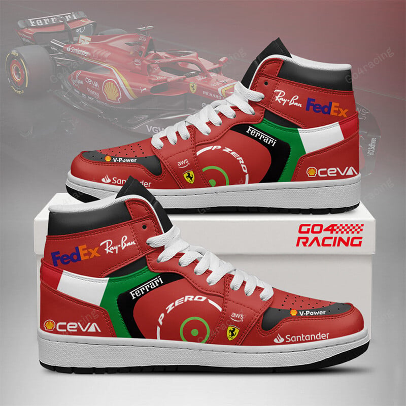 Ideafootwear Haas Formula AJ1 High Sneakers Shoes For Men And Women 1