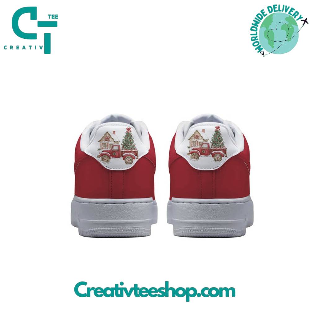 Ideafootwear Hallmark Christmas Air Low-Top Sneakers Shoes For Men And Women 1