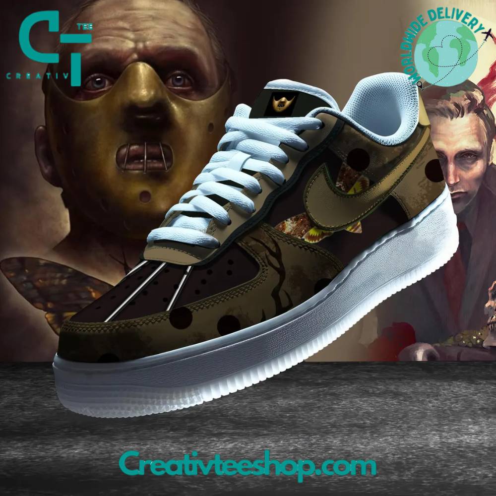 Ideafootwear Hannibal Lecter Air Low-Top Sneakers Shoes For Men And Women 1
