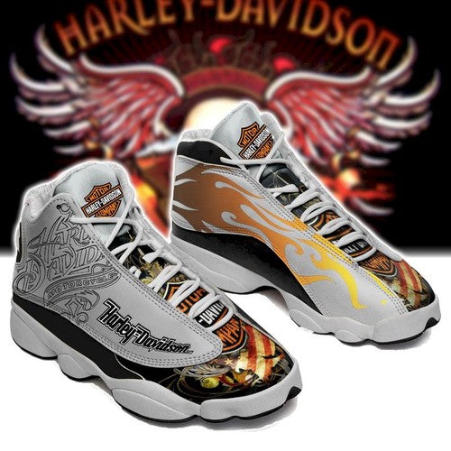 Ideafootwear Harley Davidson AJ13 Sneakers Shoes For Men And Women 21