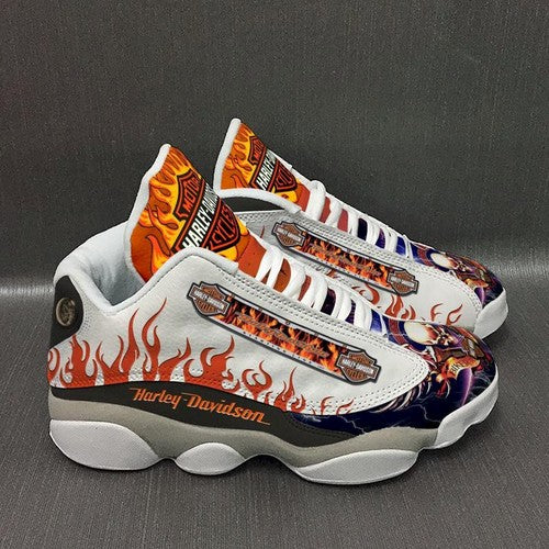 Ideafootwear Harley Davidson AJ13 Sneakers Shoes For Men And Women 18