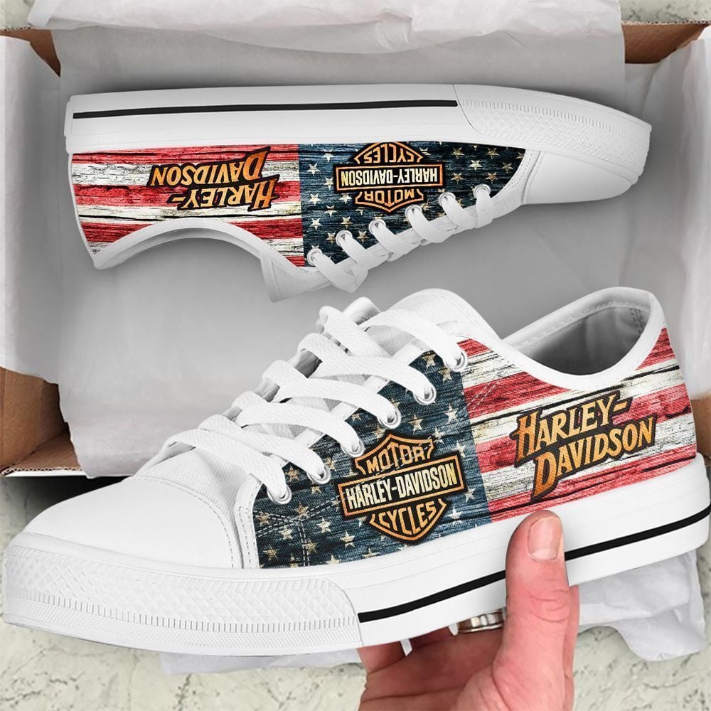 Ideafootwear Harley Davidson Skate Stan Shoes Sneakes For Men And Women 3
