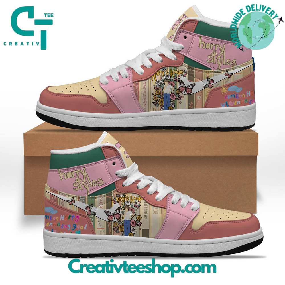 Ideafootwear Harry Styles AJ1 High Sneakers Shoes For Men And Women 1