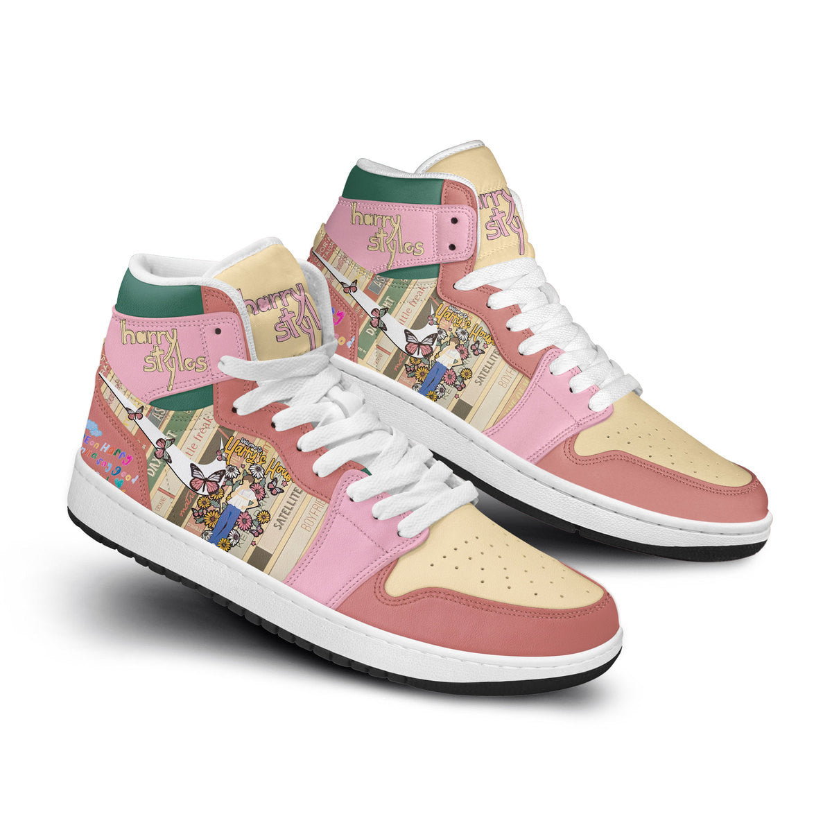 Ideafootwear Harry Styles AJ1 High Sneakers Shoes For Men And Women 6