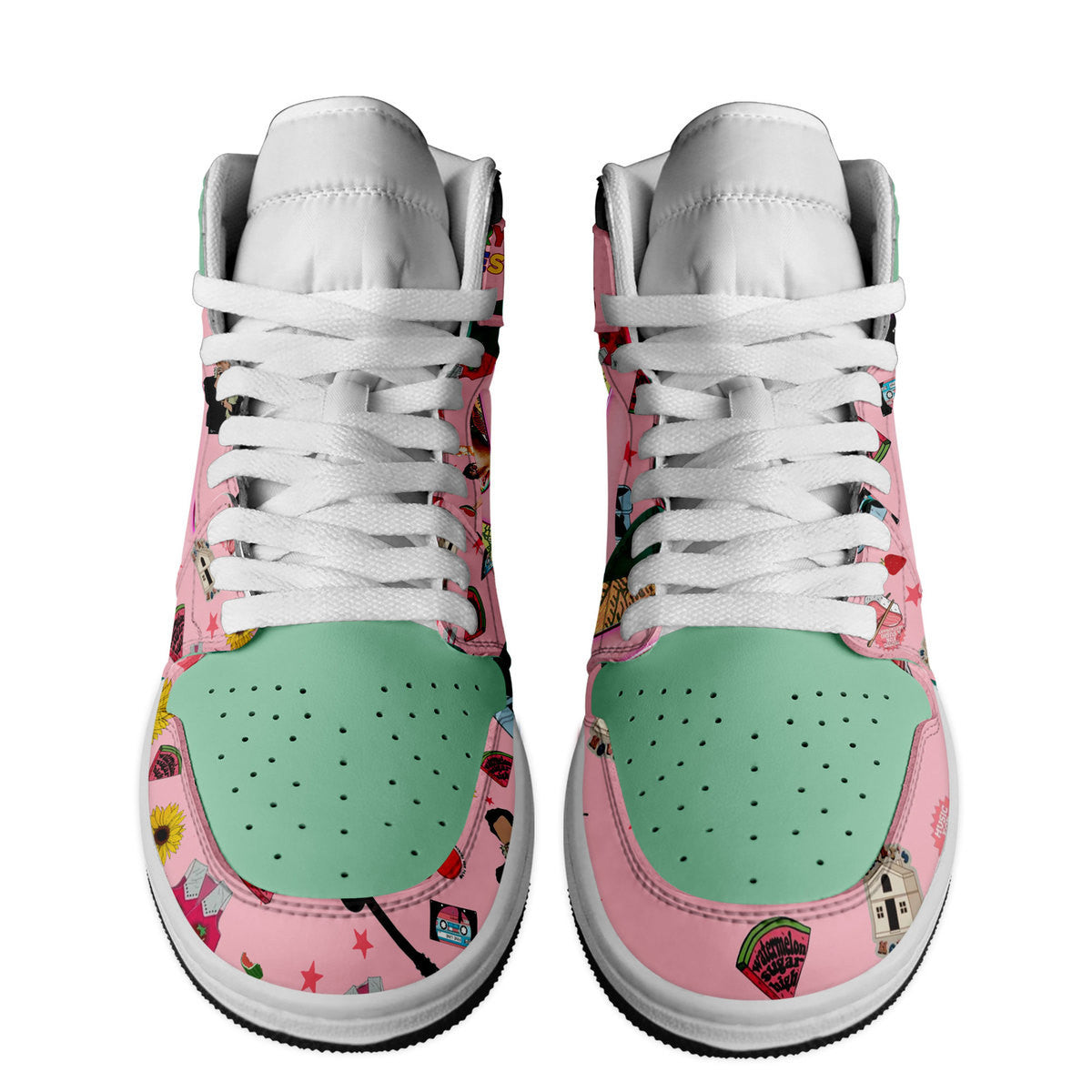 Ideafootwear Harry Styles AJ1 High Sneakers Shoes For Men And Women 7